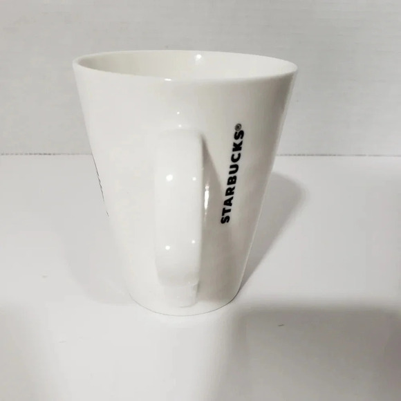 Starbucks White Ceramic Coffee Mug with Green Mermaid 23fl oz. - Picture 4 of 8